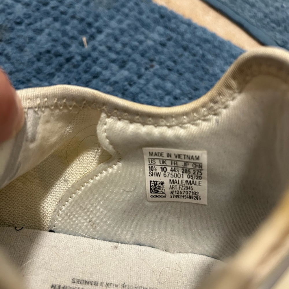 adidas Athletic Shoes in Cream and Gray - Picture 5 of 10